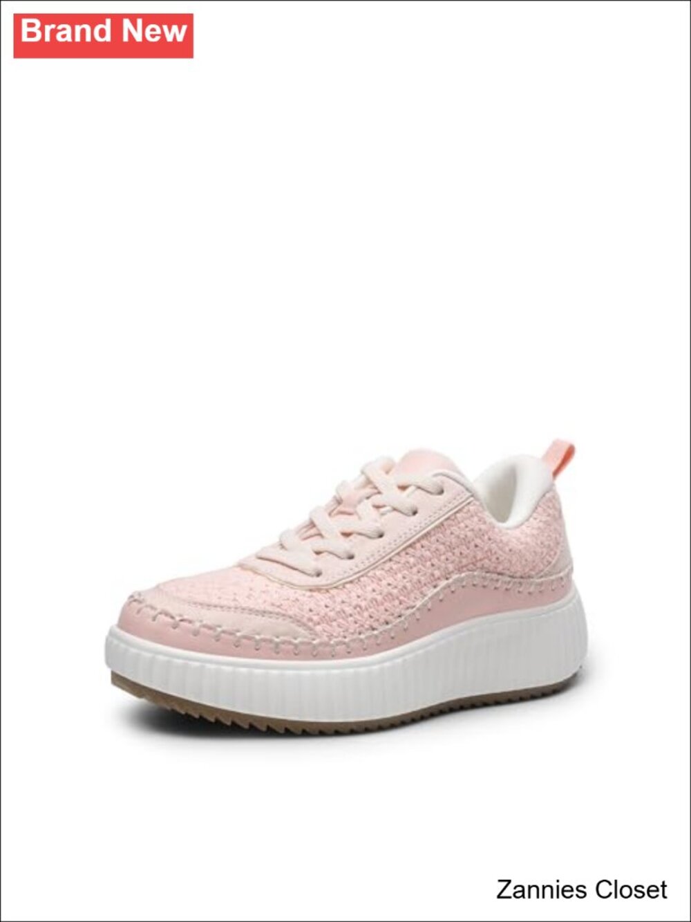 ✨ Chunky Platform Casual Fashion Sneakers Pull Tab Lace-Up Lightweight